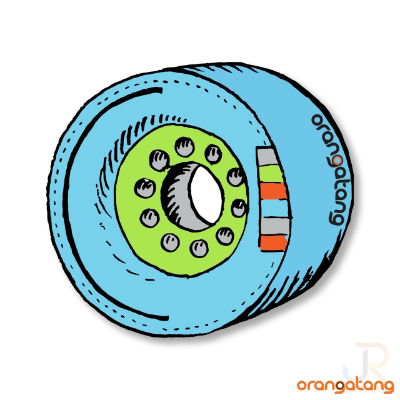 ORANGATANG FLOOR DECAL