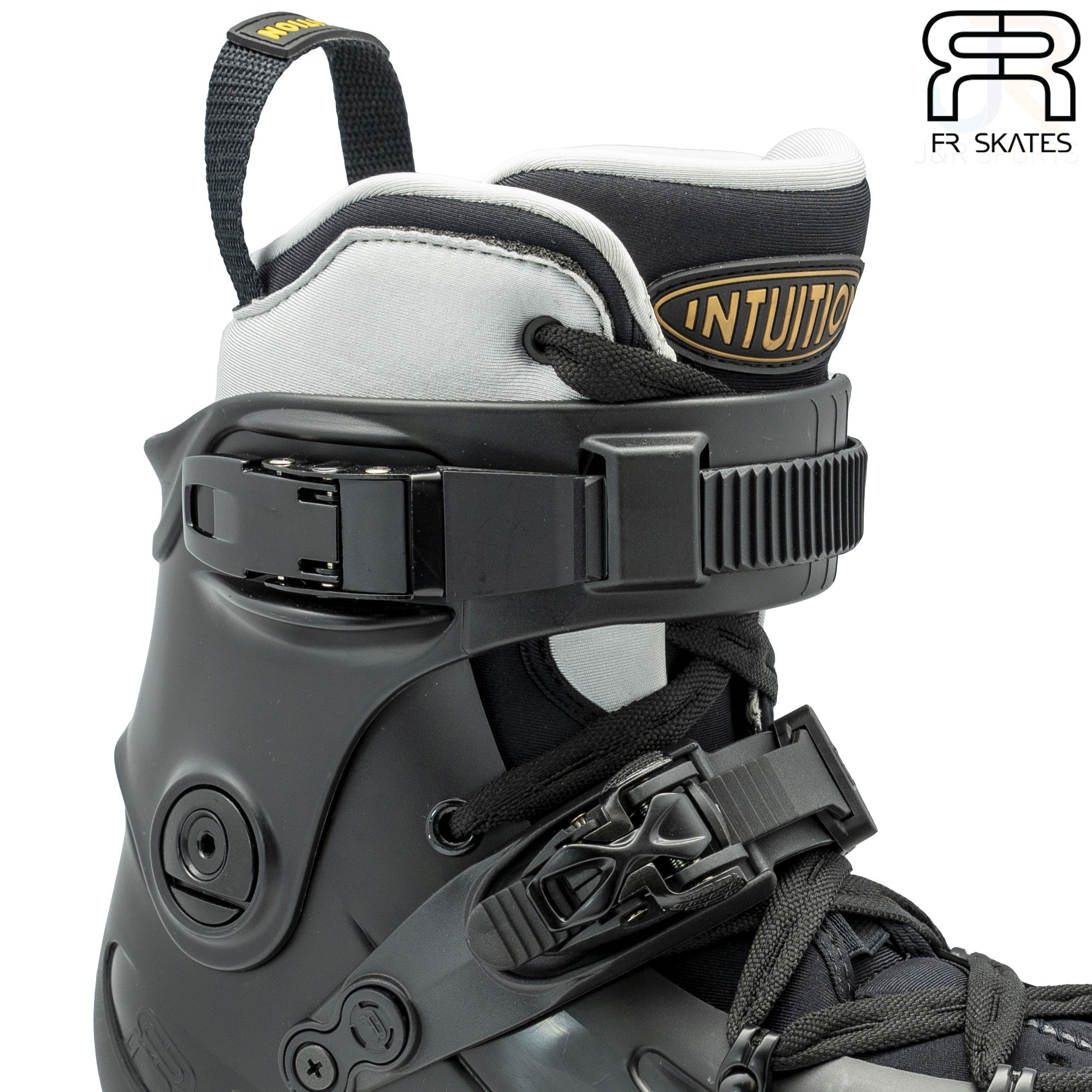 FR Skates - FR 1 Deluxe 80 - Black - Cuff Detail - FRSKFR1D80