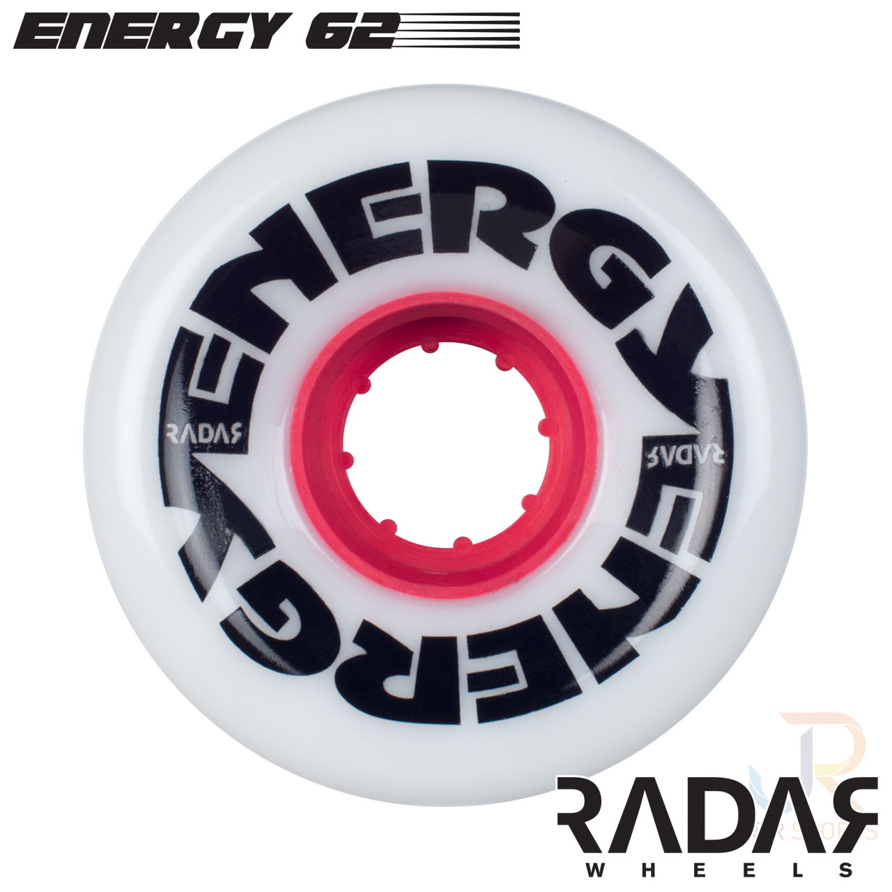 Radar Wheels Energy 62 White - Front - RWRE62WH