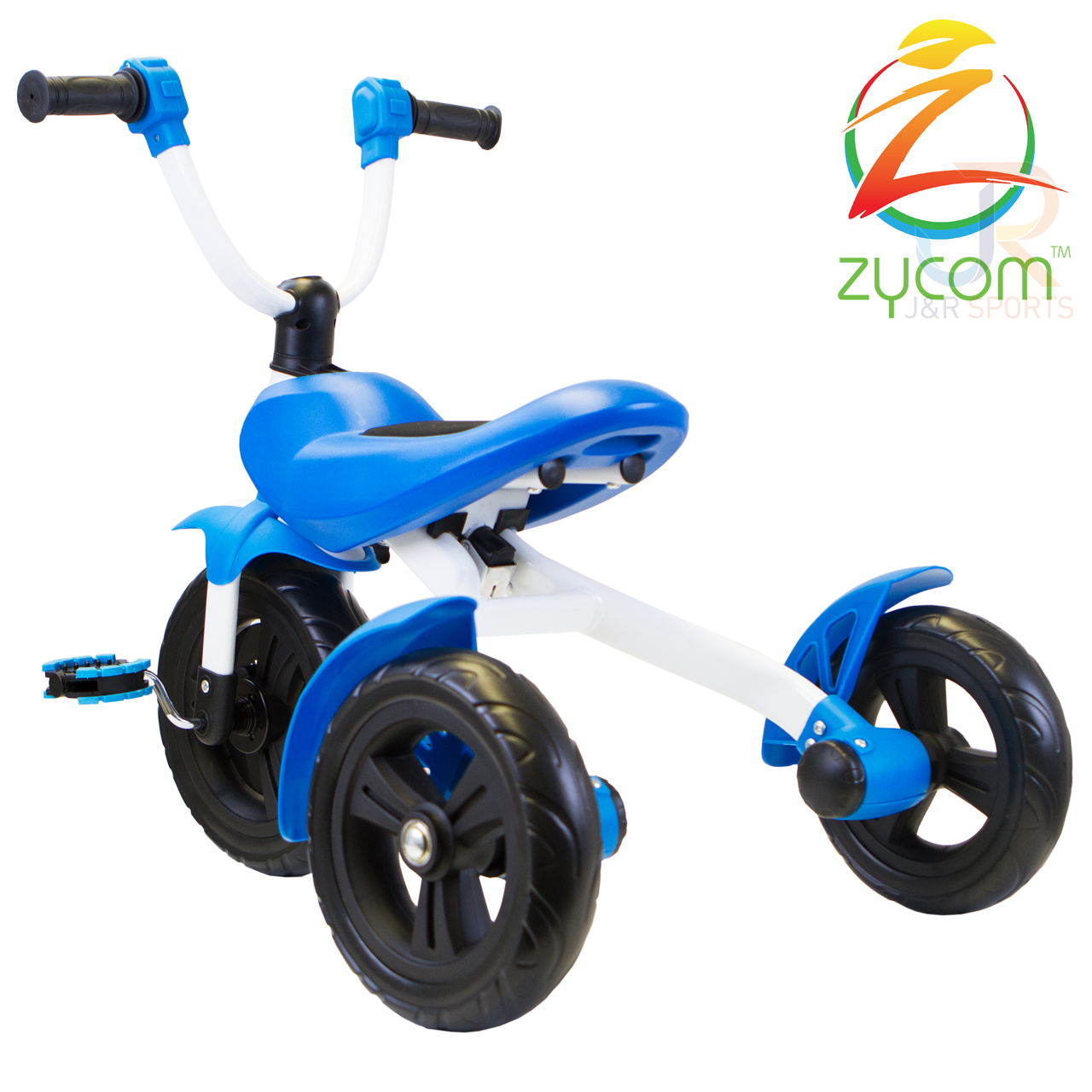 Zycom ZTrike Blue White - Angled Rear - ZYC205-466