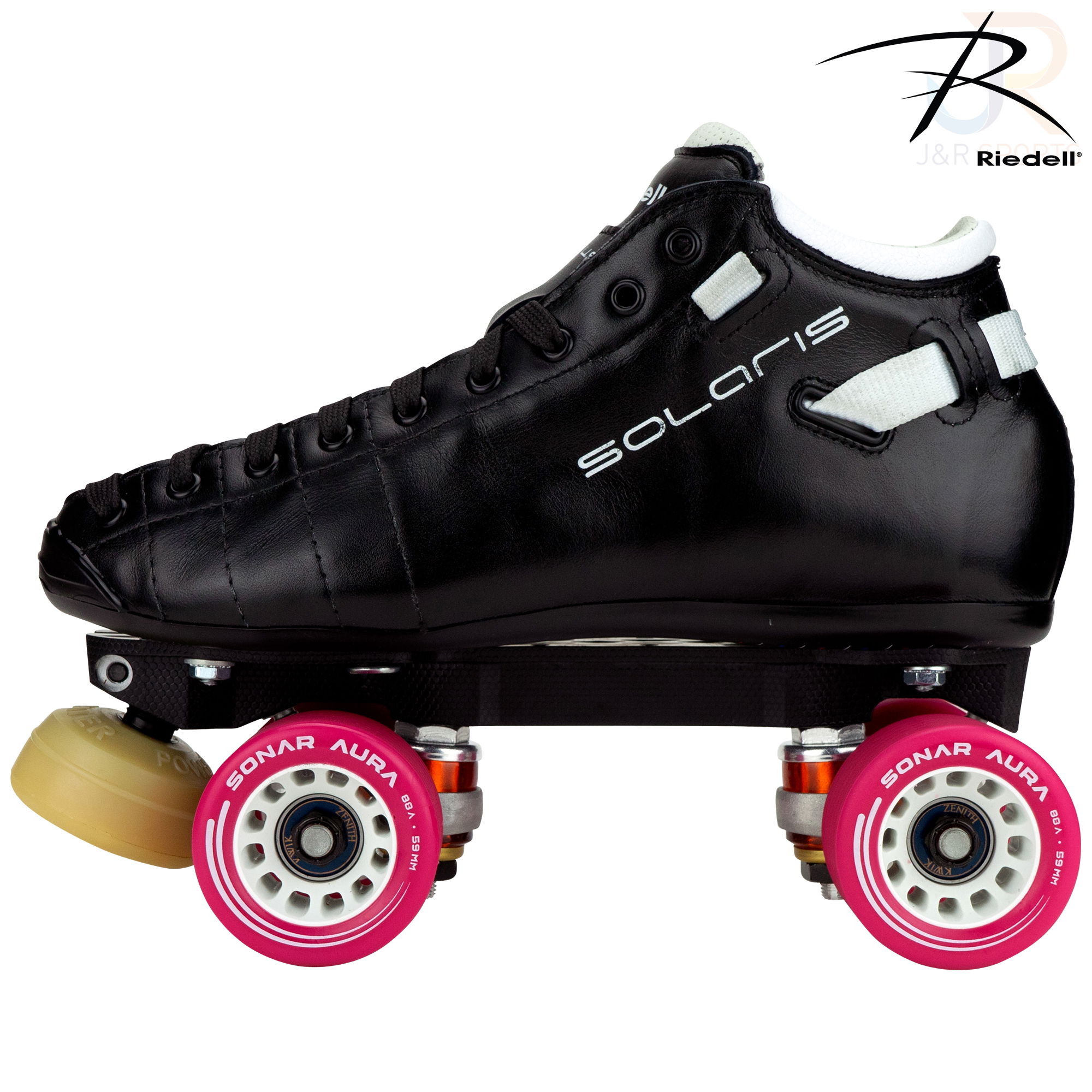 Riedell Solaris Sport Skates - Black - Width C/AA