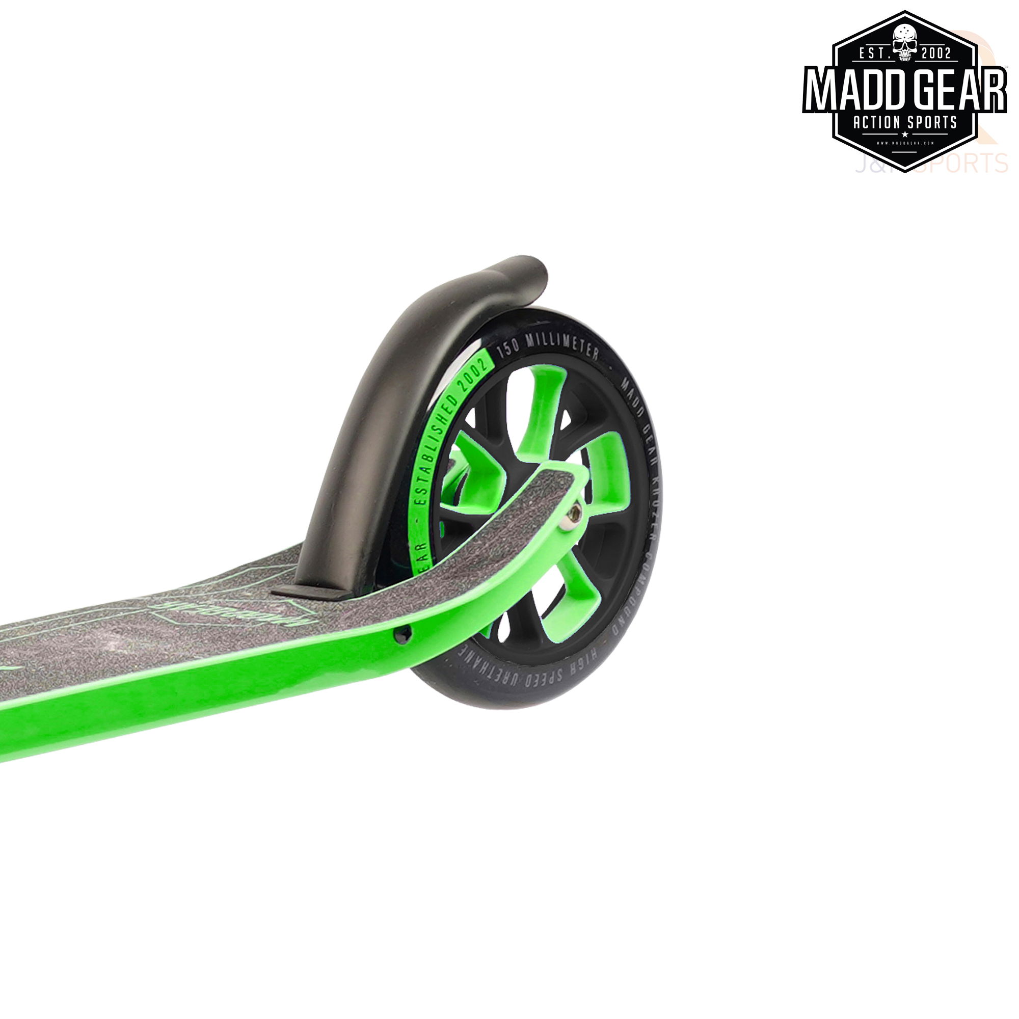 Madd Gear CARVE Kruzer 150 - Black Lime - Brake - MGP207-576